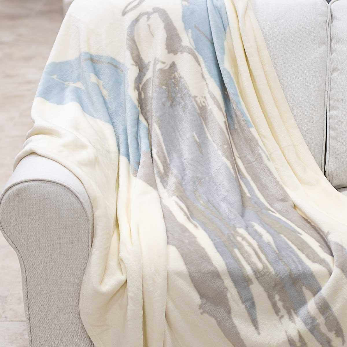 Angel throw blanket outlet